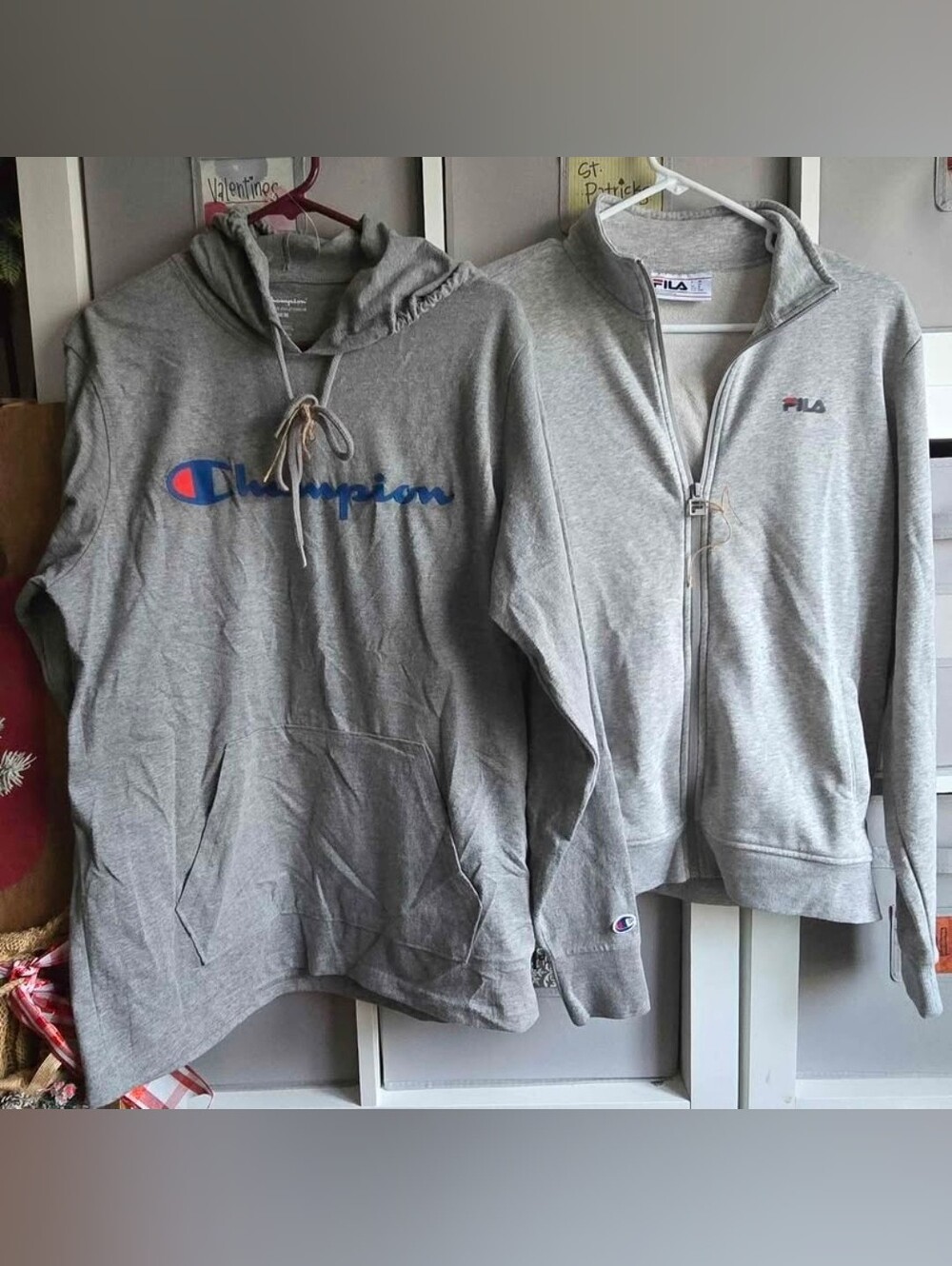 Mens Champion And Fila Zip Up Jackets